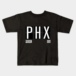 PHX - Phoenix Arizona Airport Code Souvenir or Gift Shirt Kids T-Shirt